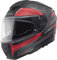Schuberth S3 Apex Helm, Anthracite matt/schwarz/rot, XL (61)