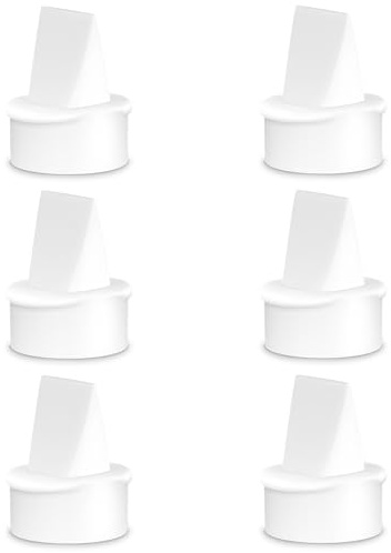 6PC Duckbill Valves Compatible with Lansinoh Pumps Parts and Hand Pump, Replacement for Signature Pro Smartpump Manual Pump, for Lansinoh Breast Pumps Valves Accessories