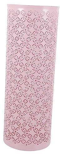 Hemobllo Porte-parapluies Fer Résistant Multifonctionnel Support Rangement Parapluies Et Organisateur De Magazines Pour Entrée Et Bureau Seau Décoratif Rose Adapté Aux Classes Et Aux Espace