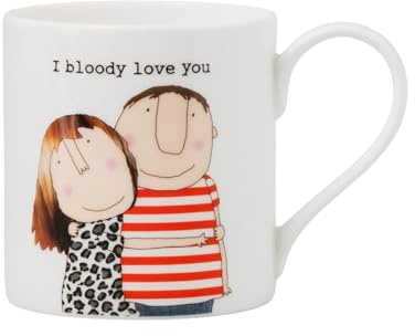 I Bloody Love You Mug in Gift Box Celebrating Couples - Drinkware - by Rosie Made A Thing - Quirky Design, Heartwarming Gift, Humour, Love, Anniversaries, Beautifully Packaged