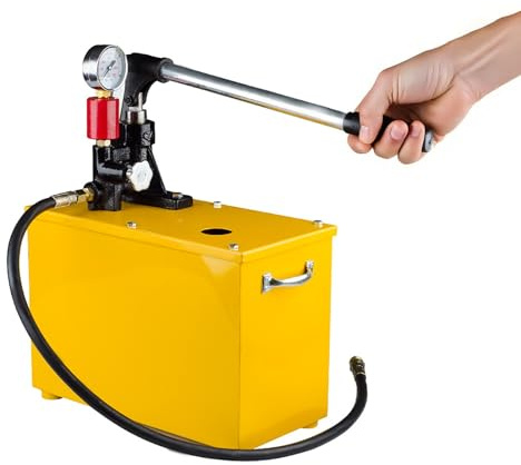 Manuelle hydraulische Prüfpumpen mit Manometer und Ventil zur Rohrleitungsdruckprüfung in halb- oder vollständig geschlossenen Tanks