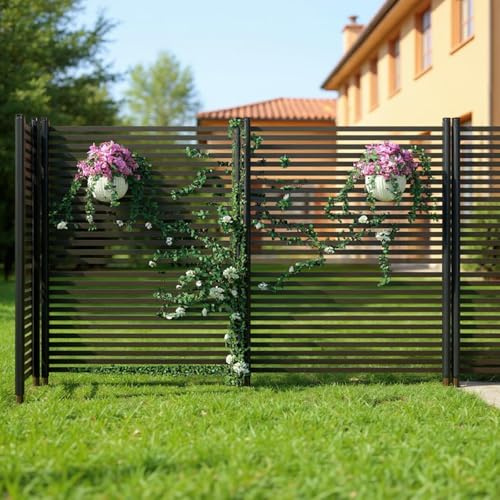 Virimolo 2er Set Rankgitter Gartenzaun 120x180 cm Garten Spalier Aus Metall Für Kletterpflanzen, Sichtschutzzaun, Poolabdeckung & Balkonsichtschutz
