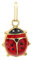 CARISSIMA Damen Marienkäfer Talisman 9 Karat Gelbgold Emaille 1.61.4873