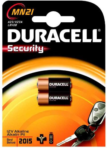 Duracell - Lote de 6 ampollas de 2 pilas de alarma y mando a distancia MN21 (12 V)
