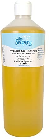 Avocado-Öl - 1 Liter verfeinert kosmetische Qualität für Massage, Aromatherapie, Seife und natürliche Hautpflege