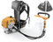STIGA SBC 252 F - Decespugliatore a zaino con motore a scoppio 2 tempi da 51,7 cm³, potenza netta 1,55 kW, larghezza di taglio 45 cm, testina a fili Batti & Vai, lama 3T