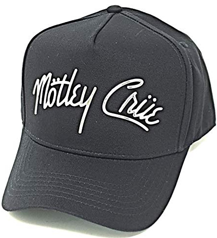 Band Monkey Motley Crue Unisex Baseball Cap Logo (Sonic Silver)