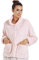 Camille Veste de Lit Femme à Imprimé Floral Boutonnée, Ultra Douce avec Poches, Taille 18-20, Rose Floral Élégant