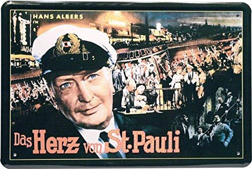 Kilburn Film Musik Hans Albers Herz Von Pauli Retro Kreative Wanddekoration Persönlichkeit Trend Hintergrund Einfacher Stil Eisenmalerei