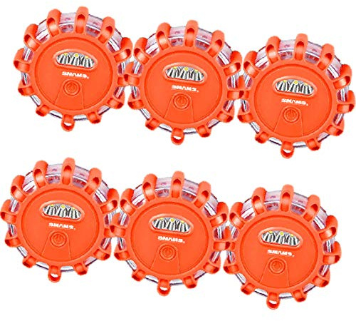 SMAMS Coche, luz Emergencia Coche, Luces de Emergencia, Leds Rotativo, Baliza, Luces de Emergencias para Vehiculos, Coches, Camiones, con Base Magnética y Gancho (6)