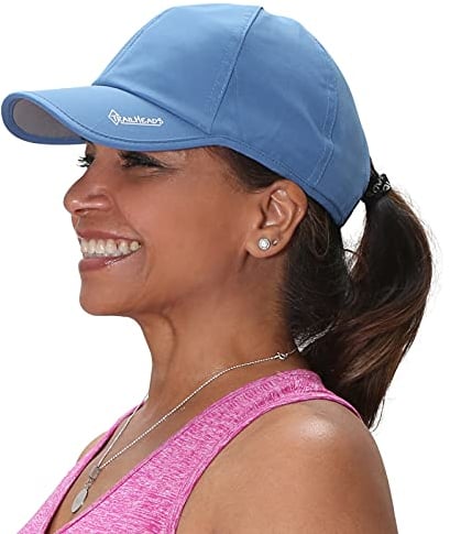 TrailHeads Laufkappe Mit UV-Schutz | Damen Cap Schirmmütze (Dämmerungsblau)