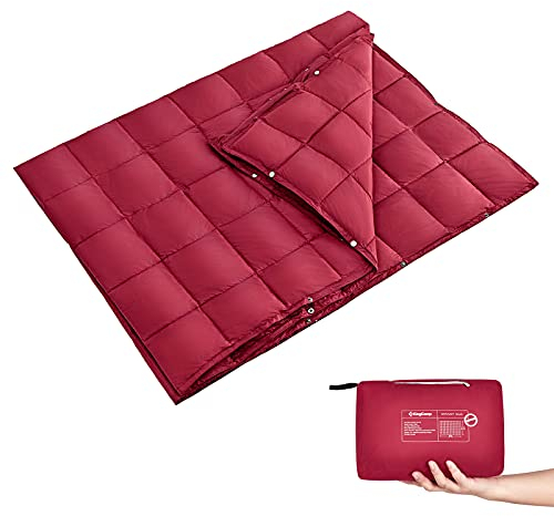 KingCamp Camping Decke Smart 540 Picknick Strand Matte Park Decke Leicht 540 g Wine red