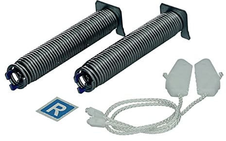 Door Springs Door Hinge Springs Compatible with Bosch Siemens Neff Constructa Colour Code Blue Including Cable for Dishwashers 00754867 754867
