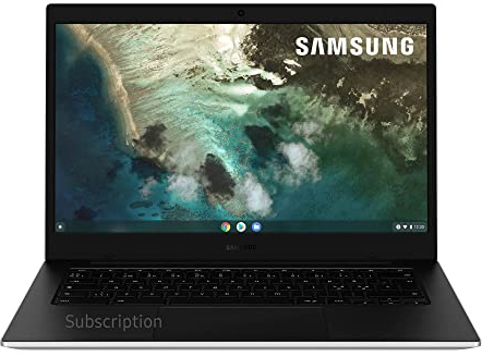 Samsung Galaxy Chromebook Go XE340XDA, 14” Laptop Chrome OS, Display Screen Full HD LED, RAM 4GB RAM, 32GB Storage, Silver [UK Version] (Renewed)
