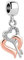 LSxAB Rose Gold Key to My Heart Charm Compatible with Pandora Charms Bracelets