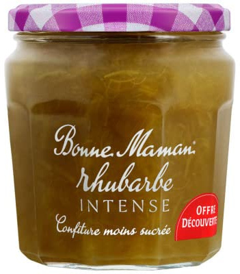 Bonne Maman Rhubarbe intense 335g od&brd - Le pot de 335g