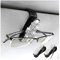 CGEAMDY Brillenhalter für Auto, 2 Stück Brillenhalter für Auto aus Strass, Clips für Sonnenblende für Auto, Sonnenblende für Brillen, Karten (weiß)