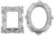 PACKOVE Retro Fotorahmen Oval Mini Retro Fotorahmen Vintage Bilderrahmen Bilderrahmen Klein Barock Bilderrahmen Desktop Schmuck Display Rahmen, Bild, Kunst Souvenir
