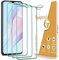 Kesuwe [3 Piezas] Protector Pantalla para OPPO A5 2020, OPPO A9 2020, Dureza 9H Cristal Templado, Antiarañazos, Antihuellas, Fácil de Instalar, Sin Burbujas