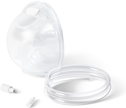 NCVI Wear Milk Collector Shells for Let Down Breastfeeding Catcher, Wearable Breast Pump in Bra Milk Collection Catcher Cups for Leaking Milk, Original Breast Pump Replacement Accessories 5 oz/150ml