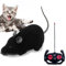 Remote Control Fake Rat Toy - Realistic Mouse Cat Toy Mice RC Toy Cat Mice Animal Interactive Toy Figures Cat Running Wheel Wireless Chasing Prank Joke Scary Trick Rats for Cat Funny Toy (Black)