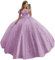 Fuomomo Vestidos de quinceañera con Cuentas de Encaje Evasé Acampanado Hombros Caídos Vestidos de Fiesta Vestidos Dulces 15 16 para Mujeres
