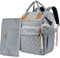 ALTORICO Zaino Fasciatoio - Borsa Zaino Fasciatoio Zaino Multifunzione Grande con Fasciatoio Portatile Cambio del Pannolino con Porta Ciuccio e Gancio per Passeggino per Mamme e Papà
