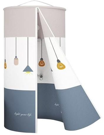 YXLYFDLY Cortinas de Ducha de Poliéster para Camping, Cortinas de Ducha Portátiles con Ganchos, Mampara de Ducha para Exteriores(0.9x2m/35x71in)