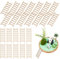 NBEADS 120 Pcs Miniature Wood Ladder, Mini Wooden Step Ladder Unfinished Wood Ladder Garden Ladder DIY Craft Accessory for Mini House Accessories Fairy Furniture Ladder