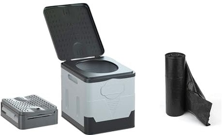 Portable Collapsible Folding Camping Hiking Travel Outdoor Indoor Toilet Pot