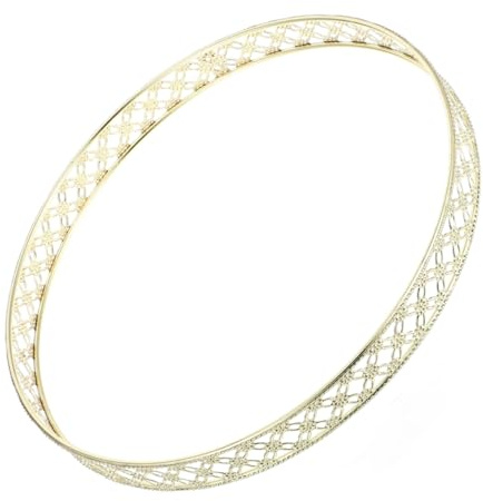 KITANDOVE Metal Floral Hoop Hanging Planter Stand Stylish Air Plant Holder Wire Wreath Frame for Garden Porch and Indoor Decor Aerial Display