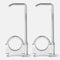 Atokrtact 2.25 Inch Exhaust Clamp with Hanger Universal Exhaust Hanger with Clamp,Heavy Duty Exhaust Pipe Hanger Muffler Hanger for 2-1/4 Pipe for Most Car Turck Exhaust System(2.25 Inch Pack of 2)