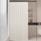 SK Studio Tende Doccia Anti-Muffa Tessuto in Lino, Tenda da Doccia Pieghevole Impermeabile e Facile da Pulire con Ganci per Vasca da Bagno, Doccia, Grigio, 150x200cm