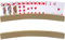RODISHOMM Lot de 2 porte-cartes en bois (33 cm) pour enfants et adultes, porte-cartes à jouer et porte-cartes