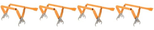 Toyvian 4pcs Stainless Steel Beehive Frame Grip Tool for Beekeeping Honeycomb Frame Puller