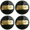 WUDILIYI 4 Stück Auto Radnabenkappen Aufkleber, Felgenaufkleber für BBS 56MM 60MM 65MM 70MM 80MM, Nabendeckel Radnabenabdeckung-Logo Sticker, Zentralabdeckung,D-60MM