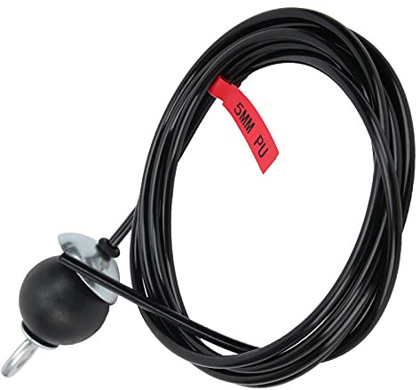 Cavo Acciaio per Palestra Regolabile con a Pulegge per Home Gym Cavo Fitness Resistente fino a 100 kg e Facile da Installare per Allenamenti Completi a Casa o in Palestra