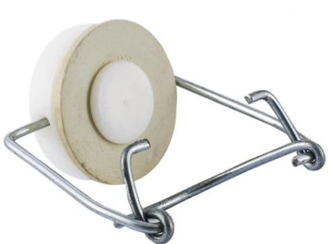 MERYLIN SHOP Tappo Meccanico per Bottiglia in Vetro da 5 Litri, con Disco in Ceramica e Guarnizione in Gomma, Sistema a Leva in Metallo Zincato 10