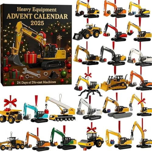 Racing Adventskalender 2025, 2025 Weihnachten Adventskalender für Kinder mit Puppe & Figuren | Halloween 24 Tage Countdown Box mit Mini-Ornamenten & hängenden Charms Sammlerstück (06)