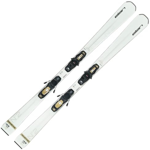 Damenski Ski Alpinski Damen Ski - Elan Primetime No 2 W - 158cm - Allmountain Rocker - inkl. Bindung EL9.0 GW Z3-9 - Allround Carver - geeignet für Gute Skifahrerinnen und Könner