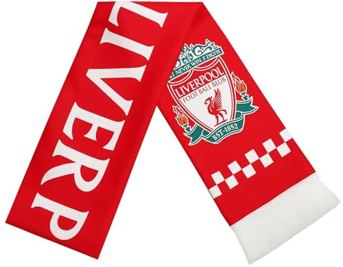 England Football Scarf for 2026 World Cup 14X140cm, Champions League Football Supporters' Gear, Red and White Scarf Gifts for Fans, Official Style Scarfs