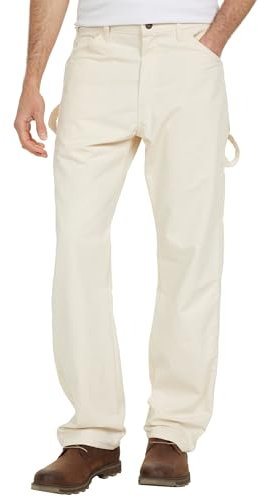 Dickies Men's Relaxed-fit Painter's Utility Pant Trouser, White, 34 W/36 L
