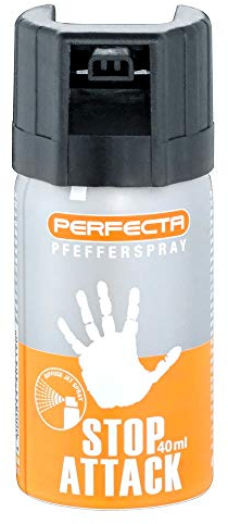 GEV Pfefferspray 40 ml Wolke Tierabwehr Abwehrspray Perfecta FPP 4190, rot, Größe