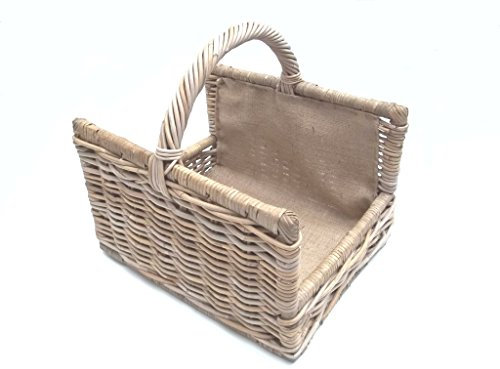 Chimenea Cesta, Cesta para leña, Cesta de cosecha ratán bondotrohr