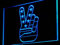 ADV PRO i929-b Victory V US Flag Crossover Gift NEW Light Sign Barlicht Neonlicht Lichtwerbung