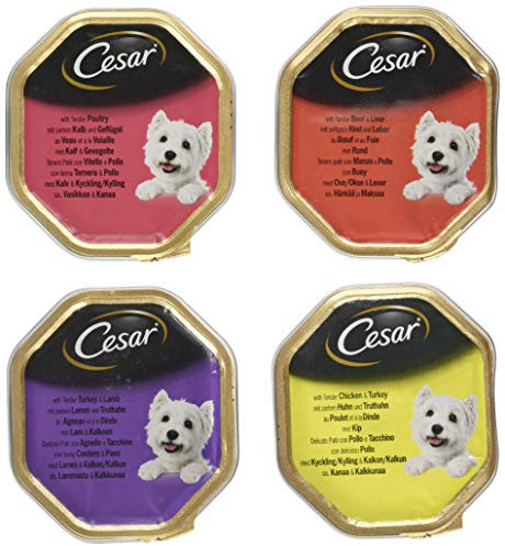 Cesar Classics Selection Trays Adult Dog Food 150g x 8