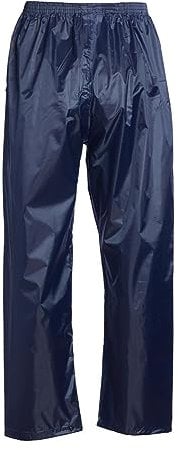 Blackrock Navy Cotswold Waterproof Trousers, Mens Womens Unisex Overtrousers, Fully Taped Seams, Protective Work & Utility, Rain, Outdoors, Wet Weather, Adult, Ladies, Size Large (38-40 Waist)