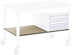 Ablageboden, MDF Platte, 22 mm stark BxT 2000x1000 mm
