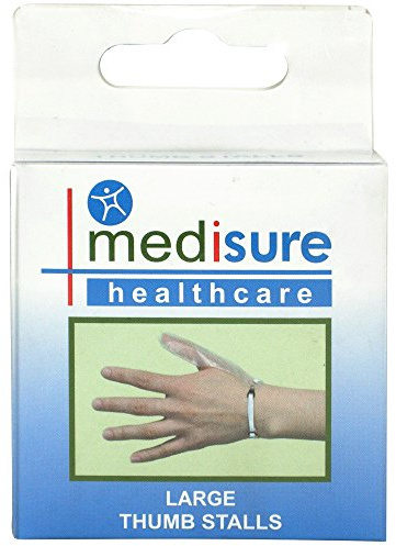 MediSure Flexible PVC Thumb Stalls (Pair) - Large