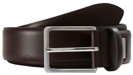 bugatti Herren 37600-0556 Gürtel, per pack Braun (mittelbraun 80), 120|#120|#680 (Herstellergröße: 120)